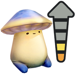 大型接骨木之森蘑菇頭絨毛玩具