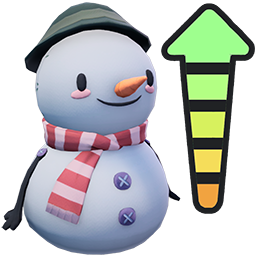 Peluche de bonhomme de neige énorme