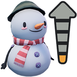 雪だるまのぬいぐるみ