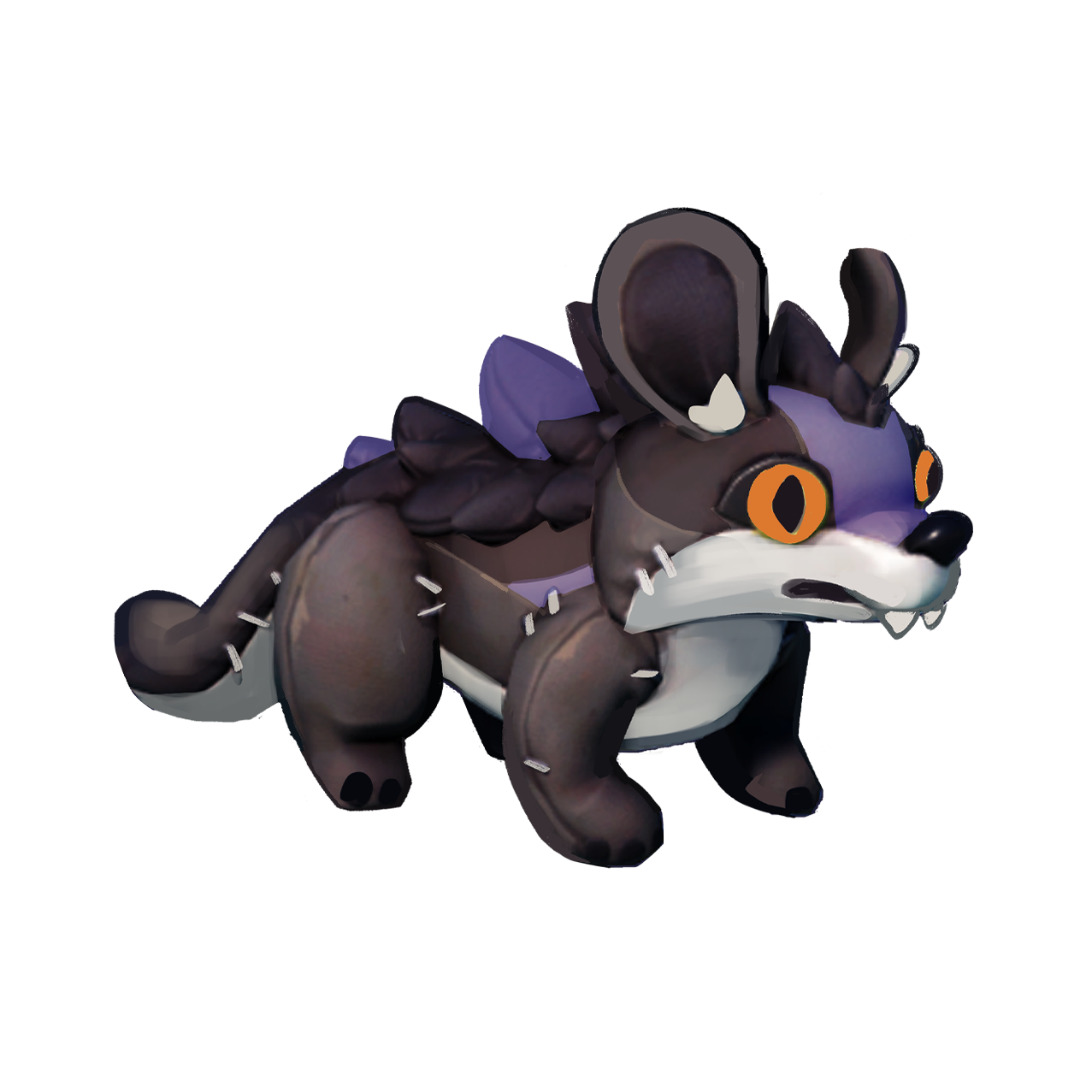 Gebänderter Muujin-Plüsch