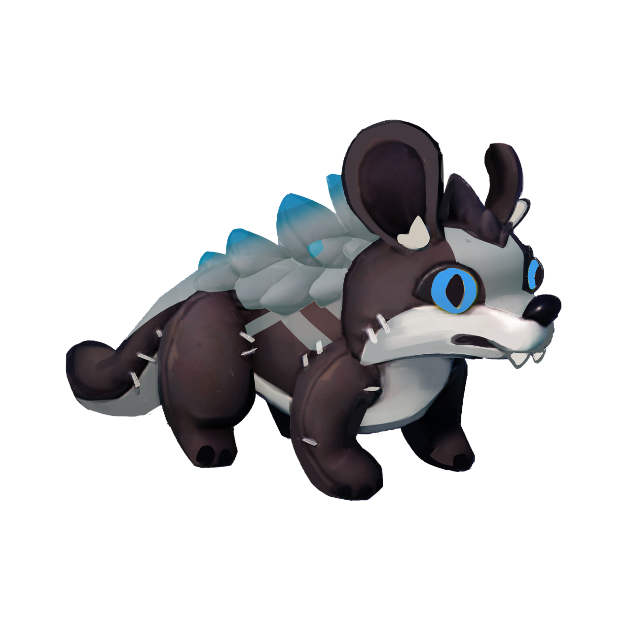 청모 무우진 봉제 인형