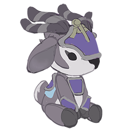 教團賽努克鹿絨毛玩具